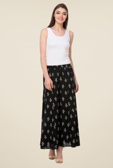 Varanga Black Printed Palazzo Varanga Black Printed Palazzo