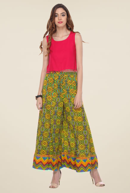 Varanga Multicolored Printed Palazzo Varanga Multicolored Printed Palazzo