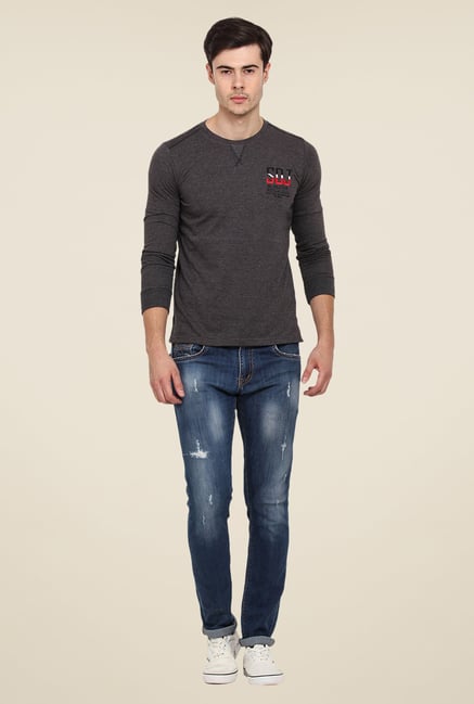 Duke Stardust Anthra Solid T Shirt Duke Stardust Anthra Solid T Shirt