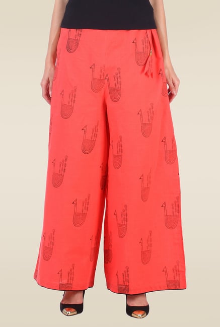 9rasa Coral Printed Palazzo 9rasa Coral Printed Palazzo