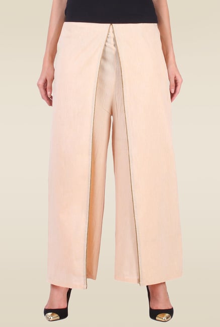 9rasa Beige Wrap Palazzo 9rasa Beige Wrap Palazzo