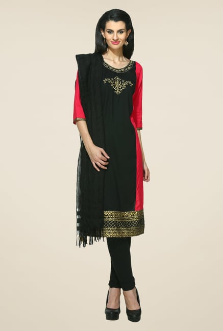 Aurelia Black & Pink Printed Kurta Aurelia Black & Pink Printed Kurta