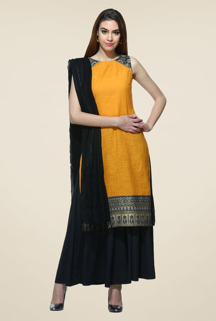Aurelia Yellow Printed Kurta Aurelia Yellow Printed Kurta