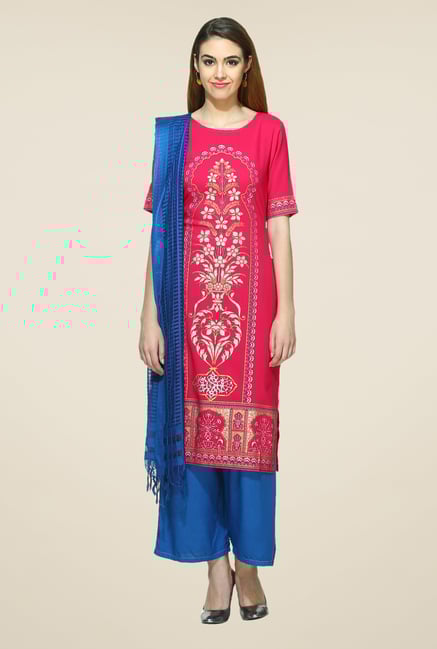 Aurelia Pink Printed Kurta Aurelia Pink Printed Kurta
