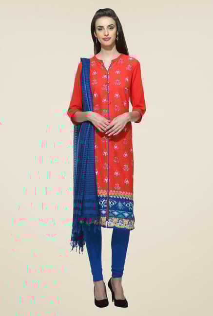 Aurelia Red Printed Kurta Aurelia Red Printed Kurta