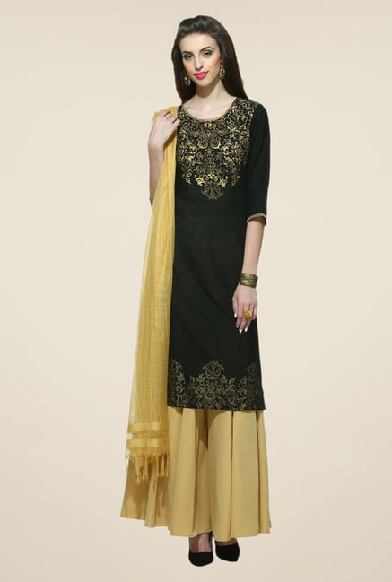 Aurelia Black Printed Kurta Aurelia Black Printed Kurta