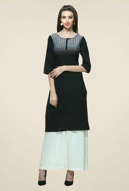 Aurelia Black Printed Kurta Aurelia Black Printed Kurta
