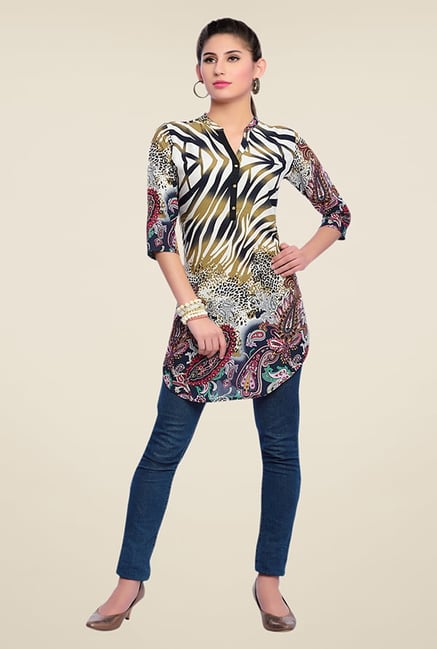 Zola Multicolor Printed Kurti Zola Multicolor Printed Kurti