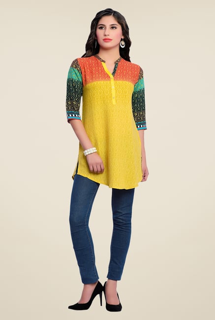 Zola Multicolor Printed Kurti Zola Multicolor Printed Kurti