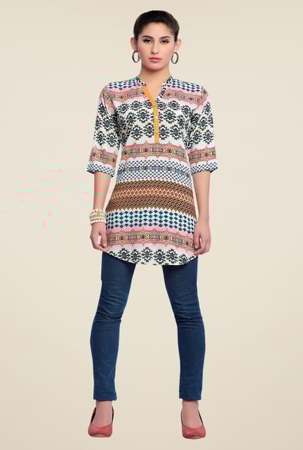 Zola Multicolor Printed Kurti Zola Multicolor Printed Kurti