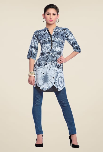 Zola Grey Printed Kurti Zola Grey Printed Kurti