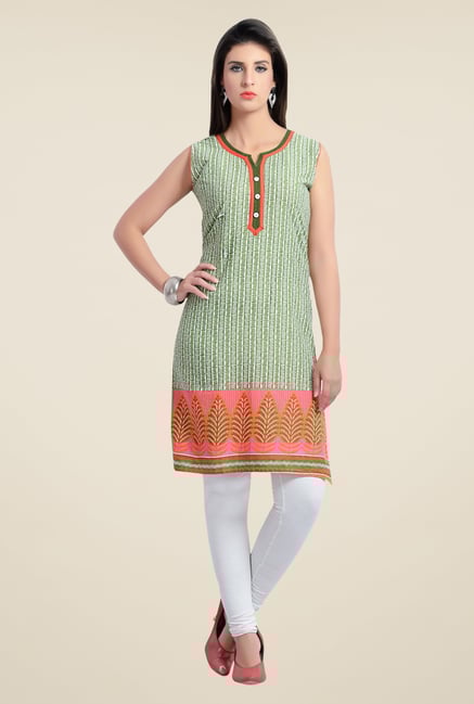 Zola Green Printed Kurta Zola Green Printed Kurta