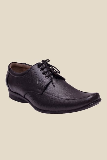 Enzo Cardini Black Derby Shoes Enzo Cardini Black Derby Shoes
