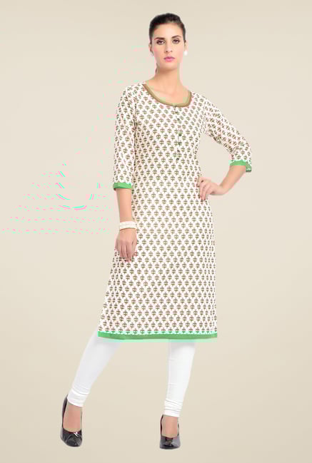 Zola Green Printed Kurta Zola Green Printed Kurta