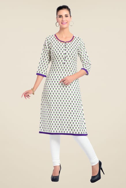 Zola Purple Printed Kurta Zola Purple Printed Kurta