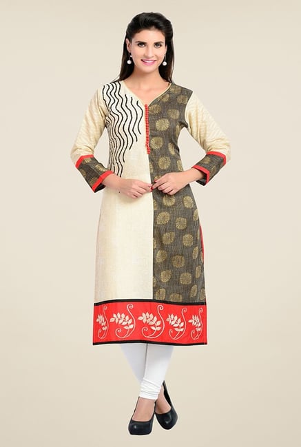 Zola Red Printed Kurta Zola Red Printed Kurta