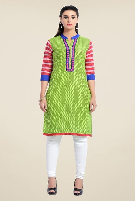 Zola Green Printed Kurta Zola Green Printed Kurta