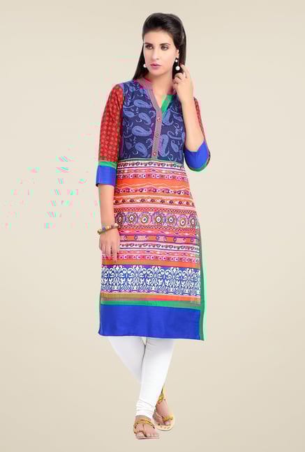Zola Purple Printed Kurta Zola Purple Printed Kurta