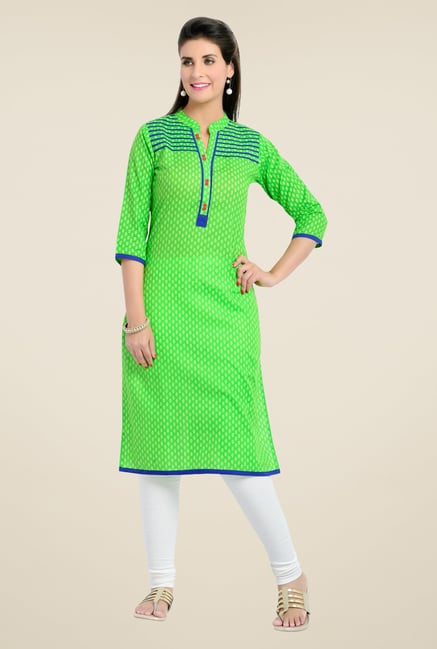 Zola Green Printed Kurta Zola Green Printed Kurta