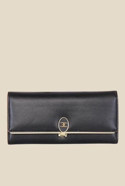 Esbeda Black Synthetic Solid Wallet Esbeda Black Synthetic Solid Wallet