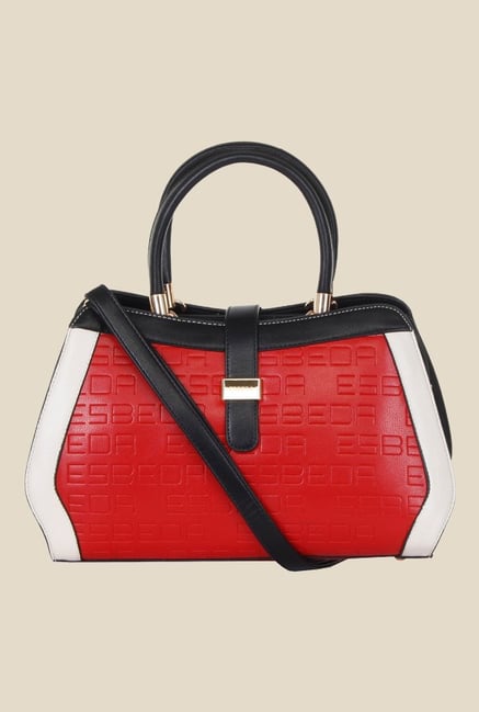 Esbeda Red Synthetic Handbag Esbeda Red Synthetic Handbag