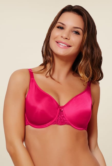 Zivame Magenta Solid Bra Zivame Magenta Solid Bra