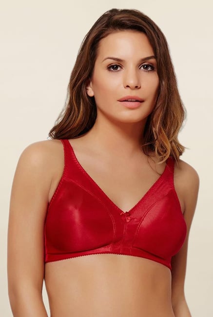 Zivame Red Non Padded Bra Zivame Red Non Padded Bra