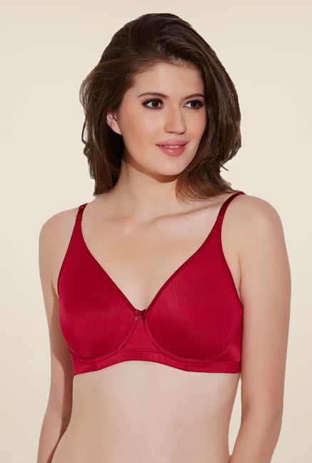 Zivame Red Solid Bra Zivame Red Solid Bra
