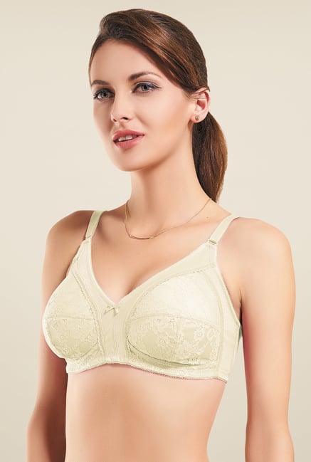 Amante Off White Non Padded Bra Amante Off White Non Padded Bra