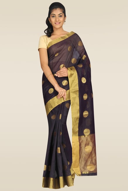 Pavecha Black Banarasi Saree Pavecha Black Banarasi Saree