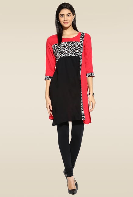 Mytri Multicolour 3/4th Sleeves Kurta Mytri Multicolour 3/4th Sleeves Kurta
