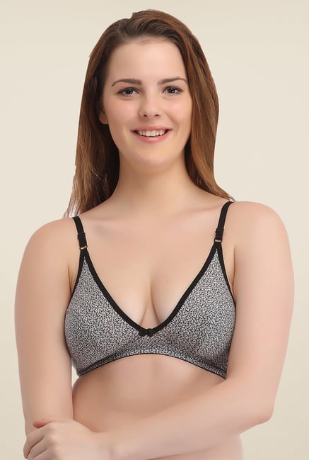 Clovia Grey Non Padded Bra Clovia Grey Non Padded Bra