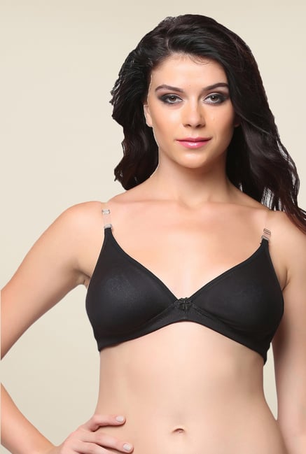 Clovia Black Non Padded T Shirt Bra Clovia Black Non Padded T Shirt Bra