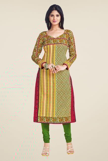 Salwar Studio Multicolor Unstitched Kurti Salwar Studio Multicolor Unstitched Kurti