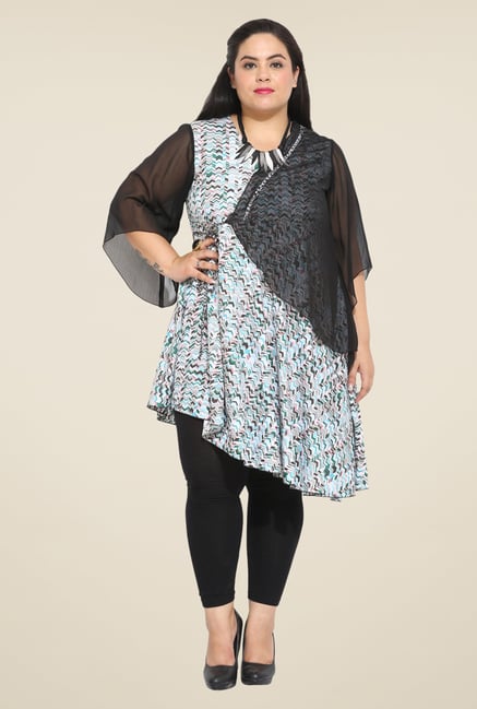 Talinum Multicolor Printed Kurti Talinum Multicolor Printed Kurti