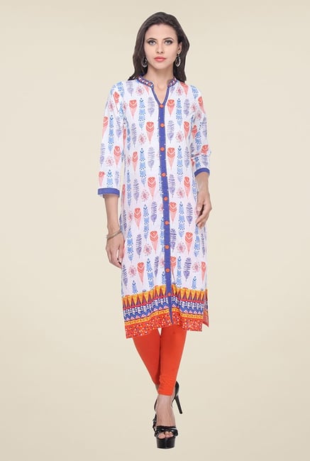Varanga Multicolor Printed Kurta Varanga Multicolor Printed Kurta