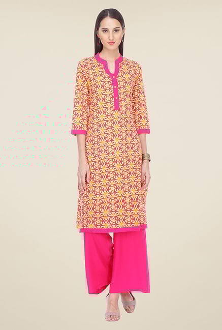 Varanga Multicolor Printed Kurta Varanga Multicolor Printed Kurta