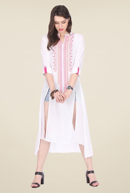 Varanga White Embroidered Tunic Varanga White Embroidered Tunic