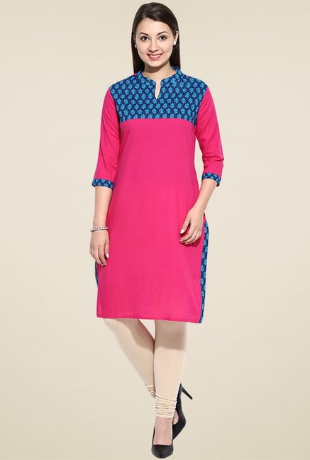 Evam Pink Long Kurta Evam Pink Long Kurta