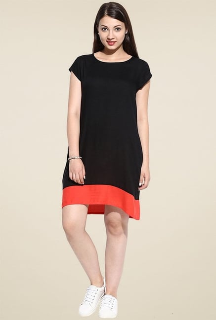 Avaana Black Short Sleeves Kurta Avaana Black Short Sleeves Kurta