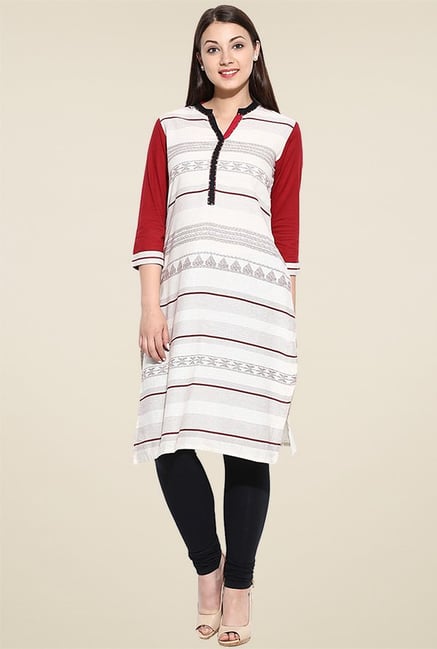 Evam Maroon Long Kurta Evam Maroon Long Kurta
