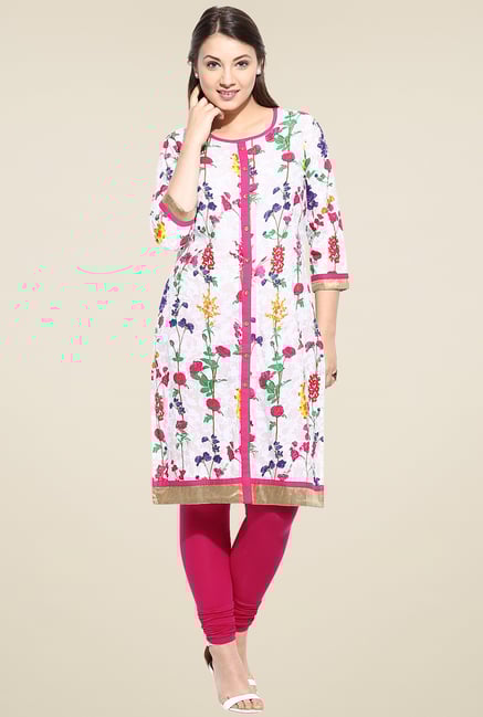 Avaana Fuchsia Cotton Kurta Avaana Fuchsia Cotton Kurta