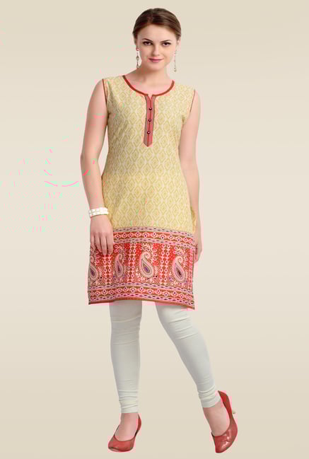 Zola Red Cotton Kurti Zola Red Cotton Kurti