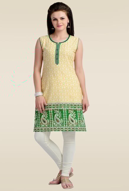 Zola Green Cotton Kurti Zola Green Cotton Kurti