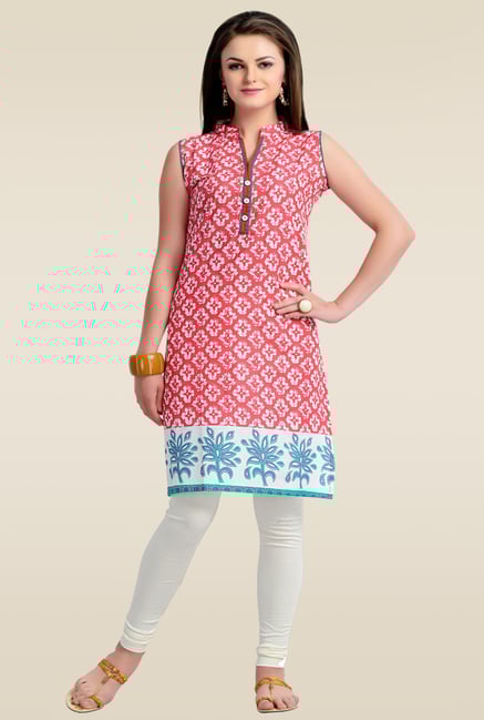 Zola Pink Printed Kurti Zola Pink Printed Kurti
