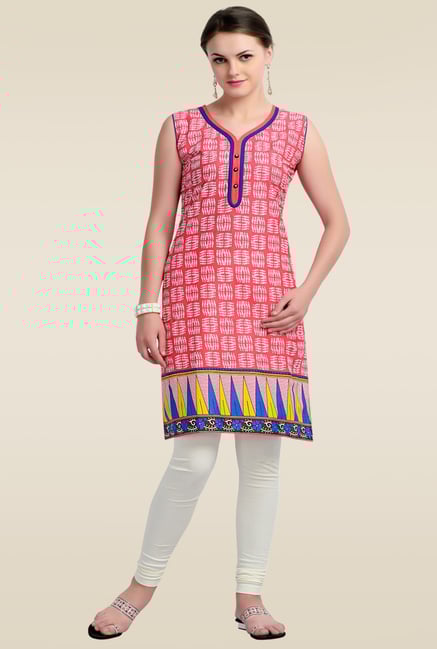 Zola Red Printed Kurti Zola Red Printed Kurti