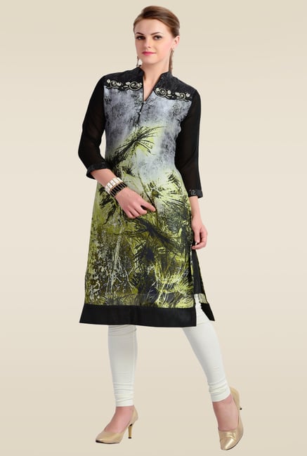 Zola Green 3/4th Sleeves Kurti Zola Green 3/4th Sleeves Kurti