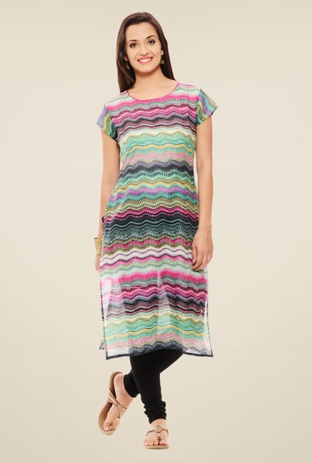 Rigo Multicolor Printed Kurta Rigo Multicolor Printed Kurta