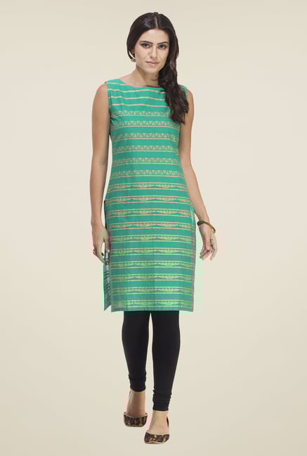 Rigo Green Printed Kurti Rigo Green Printed Kurti