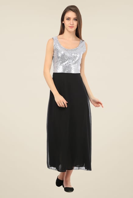 Meee Black Embellished Dress Meee Black Embellished Dress